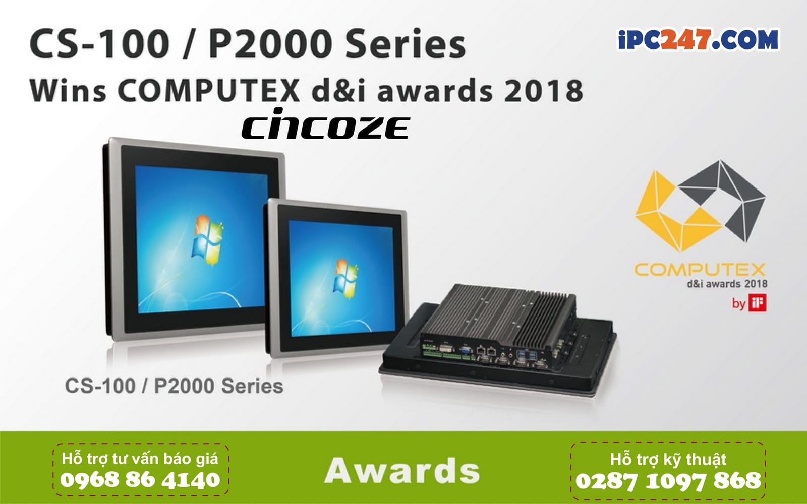 Cincoze cho ra mắt máy tính nhúng P2000 Series