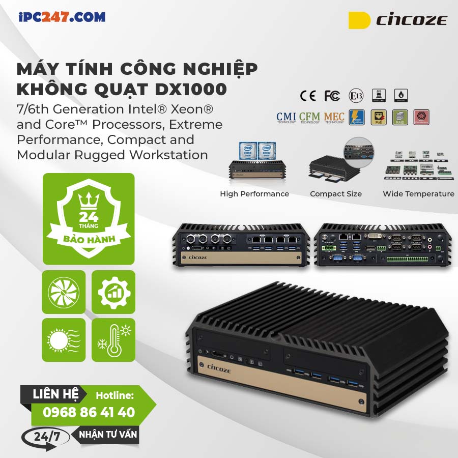 Dòng máy tính công nghiệp DX-1000