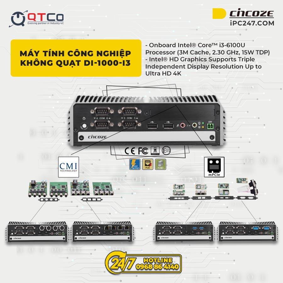 Cincoze DI-1000-i3 