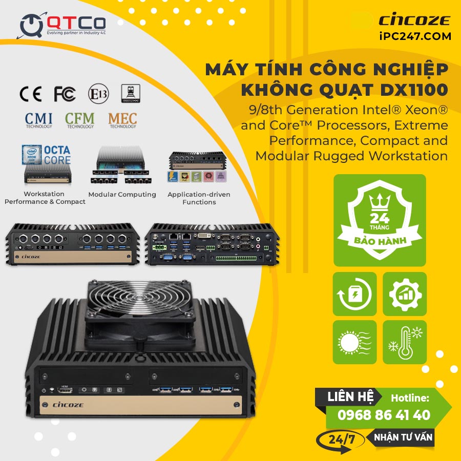 Cincoze DX-1100 detail 